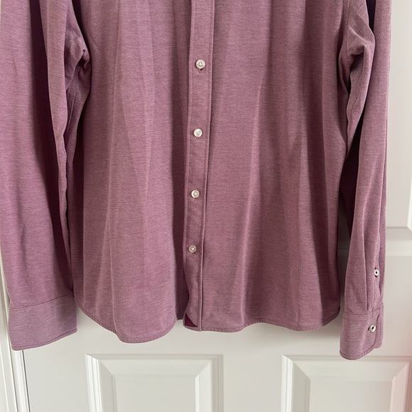 Untuckit Pique Polo Bd in Berry Size Large - Picture 4 of 9